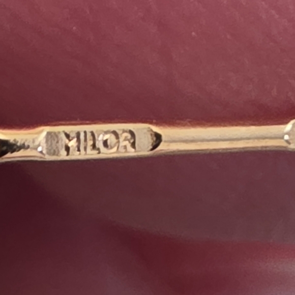 14kt Electroform Milor Rose Gold Teardrop Dangle Earrings - Picture 10 of 11